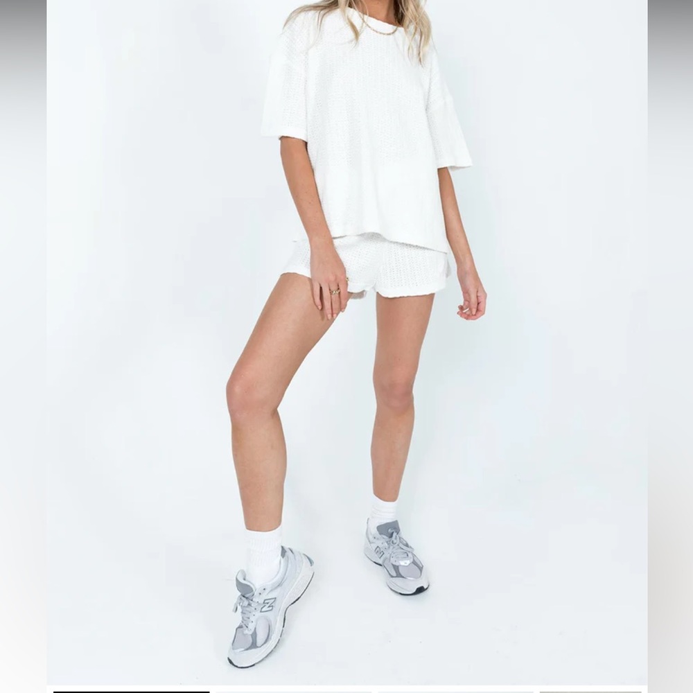 Cammie Knit Set- White